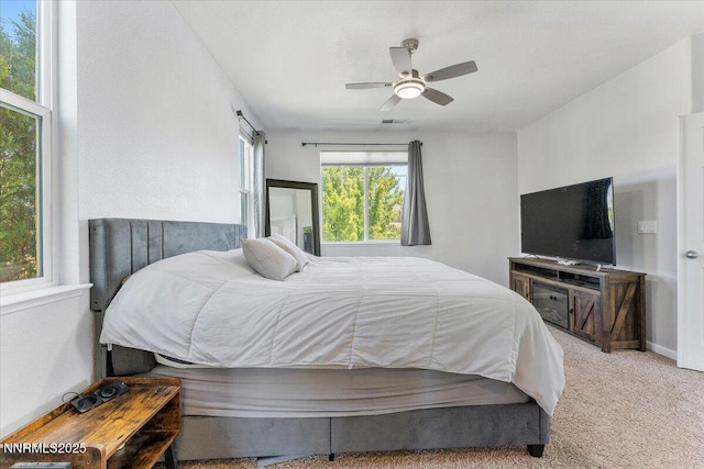 2349 Dodge Dr, Sparks, NV 89436 - carpeted bedroom featuring a ceiling fan