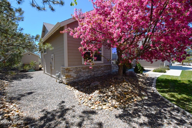 1601 Jones St, Minden, NV 89423 - view of home's exterior with stone siding