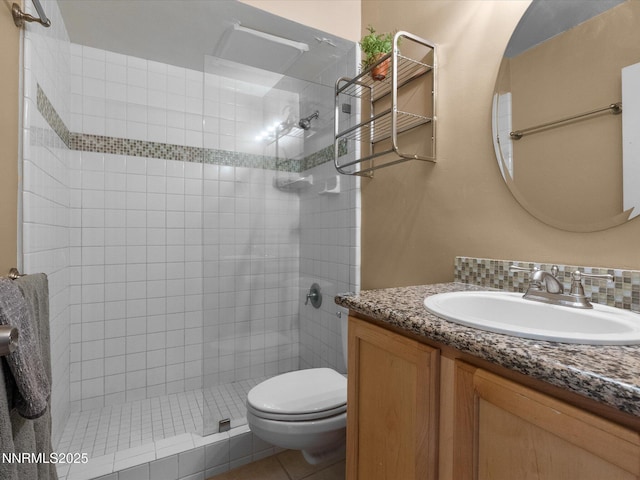 280 Island Ave Unit 302, Reno, NV 89501 - bathroom with vanity, toilet, and tiled shower