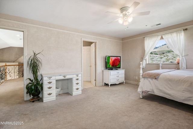 6 Canyon Dr, Carson City, NV 89703 - bedroom with light carpet and ceiling fan