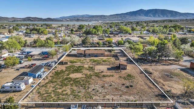 11815 Mistletoe St, Reno, NV 89506 - aerial view of property and surrounding area with mountains and property parcel outlined