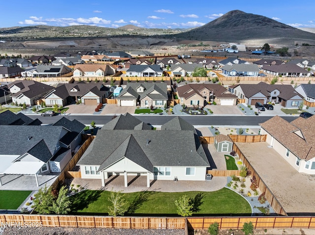 11621 Desert Shadow Dr, Sparks, NV 89441 - aerial view of residential area with mountains