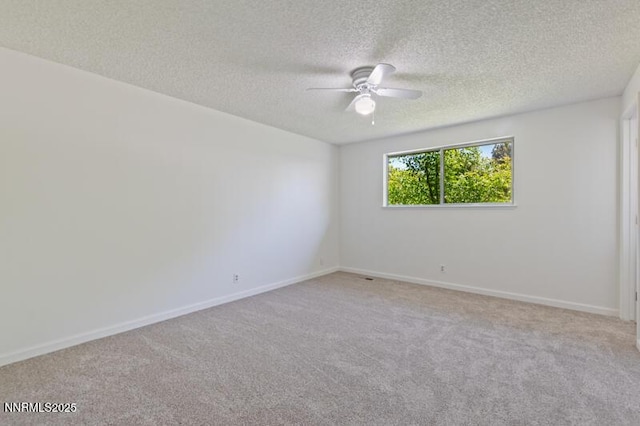 2995 Santa Ana Dr, Reno, NV 89502 - unfurnished room featuring a ceiling fan, a textured ceiling, carpet, and baseboards