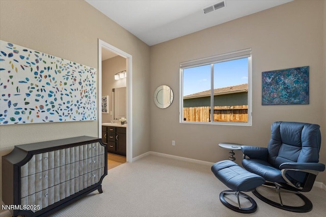 9822 Dyevera Ln, Reno, NV 89521 - sitting room featuring light carpet and baseboards