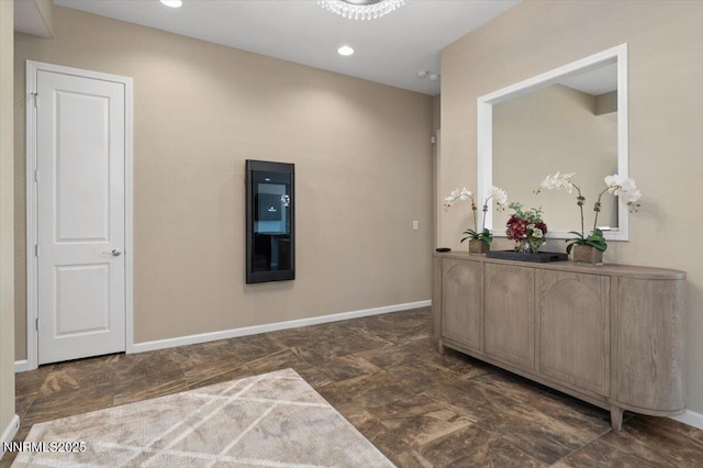 9822 Dyevera Ln, Reno, NV 89521 - hall featuring baseboards and recessed lighting