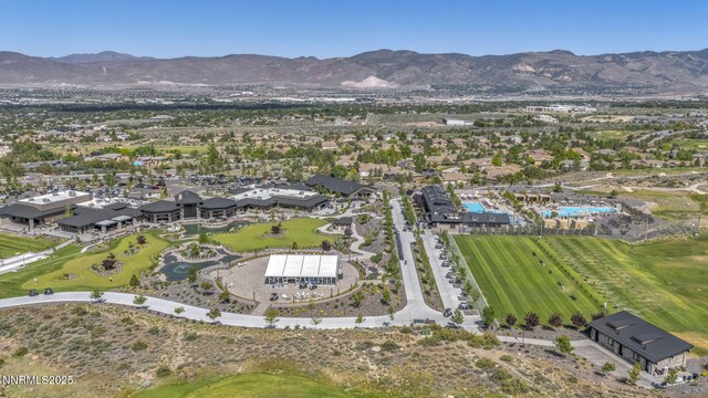 2965 Roundrock Ct, Reno, NV 89511 - aerial overview of property's location featuring a mountainous background