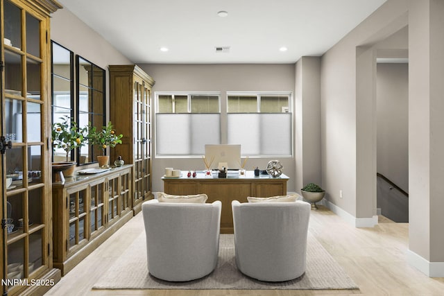 9129 Wild Skies Way, Reno, NV 89523 - office featuring baseboards, french doors, and recessed lighting