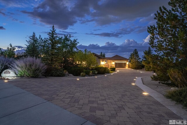 5330 Ventana Pkwy, Reno, NV 89511 - view of front of home featuring an attached garage and decorative driveway