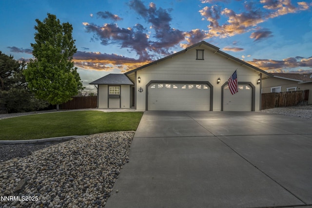 1458 Rosy Finch Dr, Sparks, NV 89441 - ranch-style house with a garage and driveway