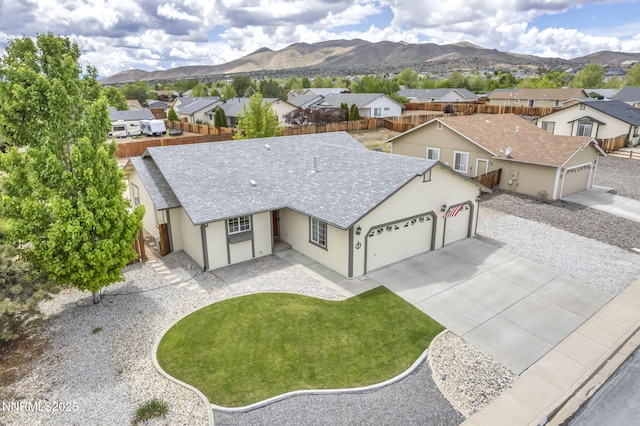 1458 Rosy Finch Dr, Sparks, NV 89441 - aerial view of residential area with mountains