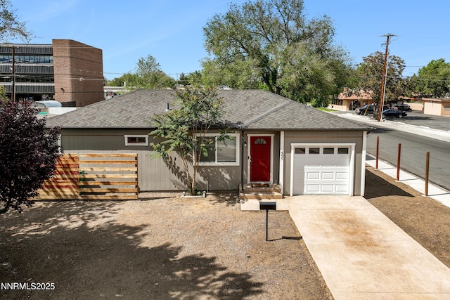 495 Margrave Dr, Reno, NV 89502 - view of front of home with roof with shingles, a garage, and driveway
