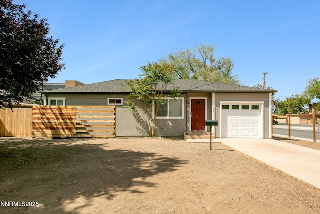 495 Margrave Dr, Reno, NV 89502 - ranch-style home featuring an attached garage and concrete driveway
