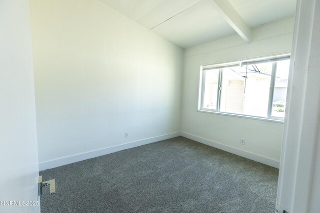 12101 Green Mountain St, Reno, NV 89506 - unfurnished room with carpet flooring, baseboards, and beamed ceiling