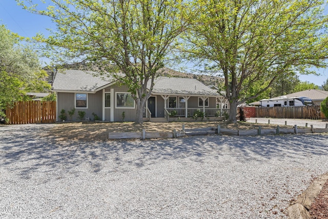 14690 Rancheros Dr, Reno, NV 89521 - view of front of home featuring covered porch