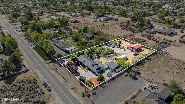 1235 Koontz Ln, Carson City, NV 89701 - aerial view of property's location featuring property boundaries highlighted