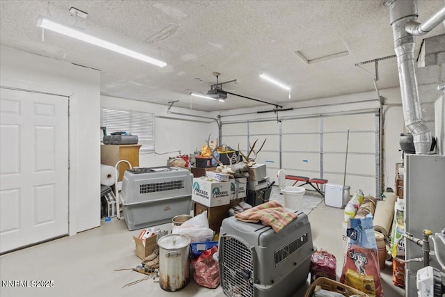 1235 Koontz Ln, Carson City, NV 89701 - garage with a garage door opener and water heater