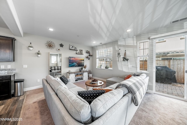 1845 Sea Horse Rd Unit C, Reno, NV 89521 - living area with baseboards and recessed lighting