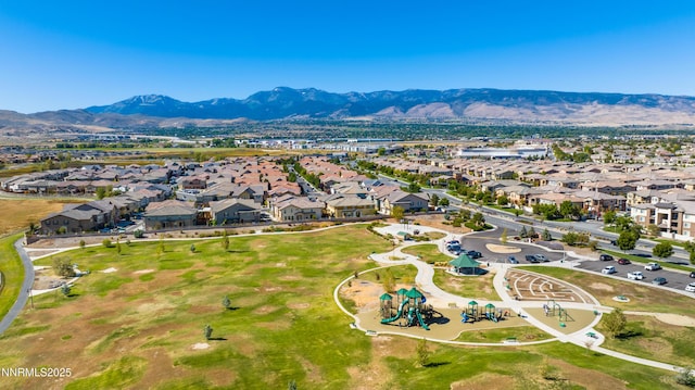 1845 Sea Horse Rd Unit C, Reno, NV 89521 - aerial view of residential area featuring a mountainous background