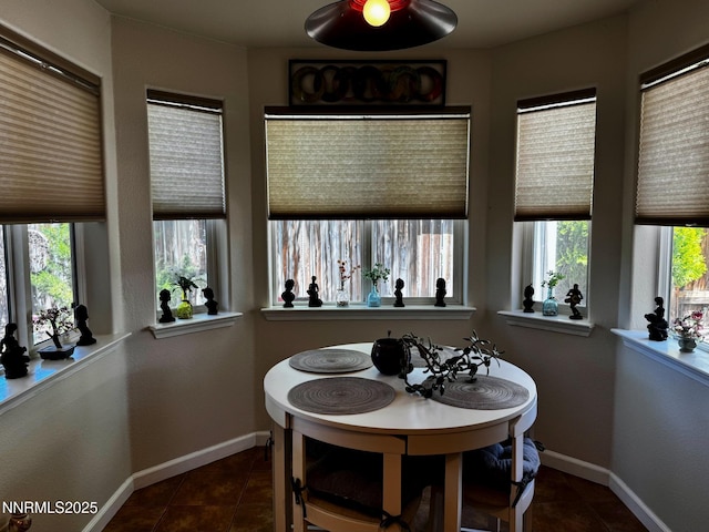 1332 Brooke Way, Gardnerville, NV 89410 - dining area featuring baseboards, tile patterned flooring, and plenty of natural light