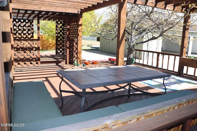 9100 Wigwam Way, Reno, NV 89506 - wooden terrace with a pergola