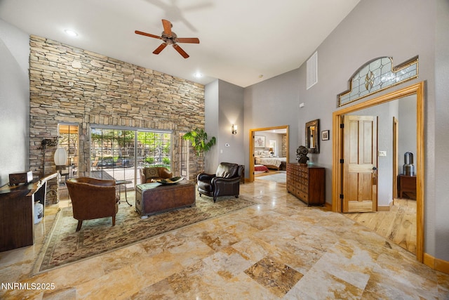 14501 Quail Rock Ct, Reno, NV 89511 - common area with a towering ceiling