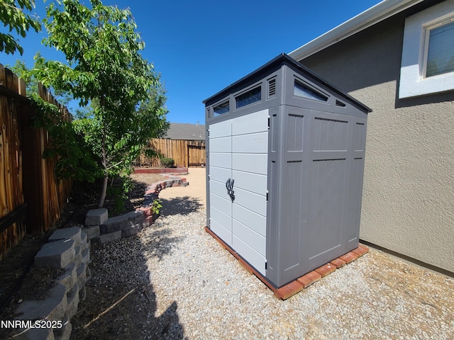 580 Boulder Peak Ct, Sparks, NV 89436 - view of shed with a fenced backyard