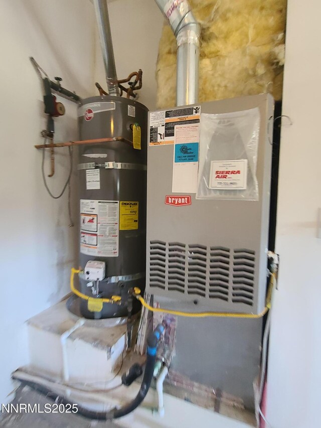 580 Boulder Peak Ct, Sparks, NV 89436 - utility room with secured water heater