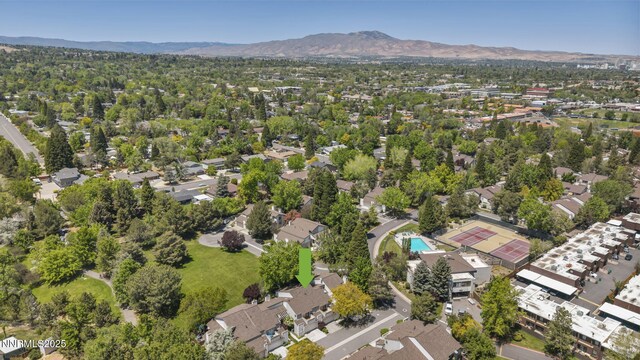 4307 Clyde Ct, Reno, NV 89509 - aerial view of property and surrounding area with a mountain backdrop and nearby suburban area