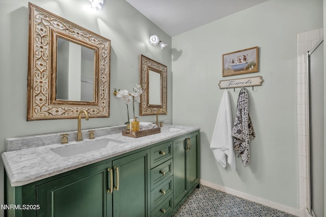 4307 Clyde Ct, Reno, NV 89509 - full bath featuring double vanity and baseboards