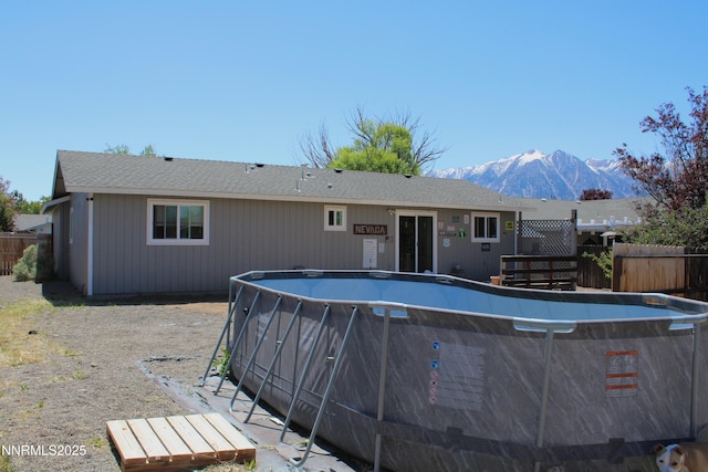 1311 Yellowjacket Ln, Gardnerville, NV 89460 - view of pool featuring a mountain view