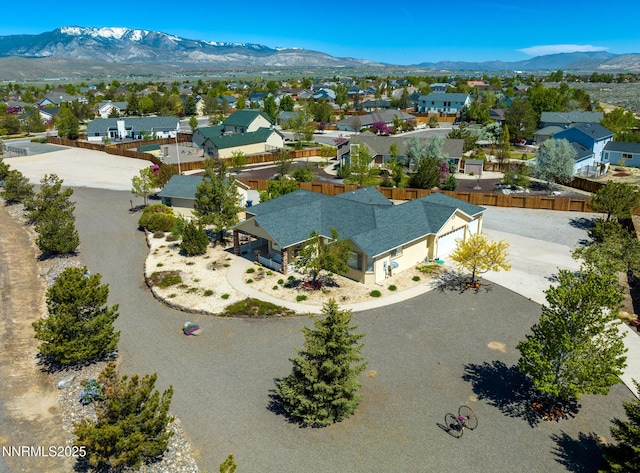 1184 Stephanie Way, Minden, NV 89423 - aerial view of residential area featuring mountains