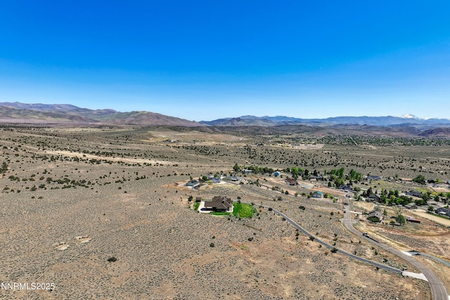 1103 Cortez Ln, Gardnerville, NV 89410 - view of mountain backdrop featuring a desert landscape and rural landscape