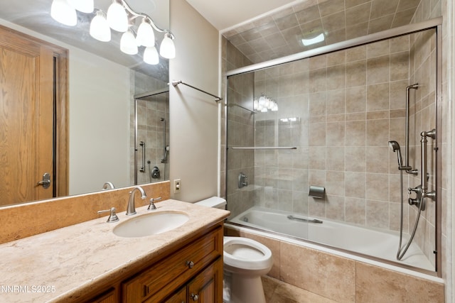 1103 Cortez Ln, Gardnerville, NV 89410 - bathroom featuring tiled shower / bath combo, toilet, and vanity