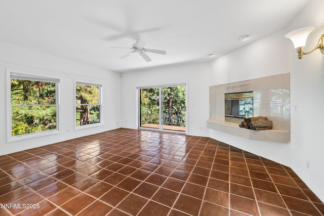 390 Sylvan Ct, Verdi, NV 89439 - unfurnished living room with a ceiling fan
