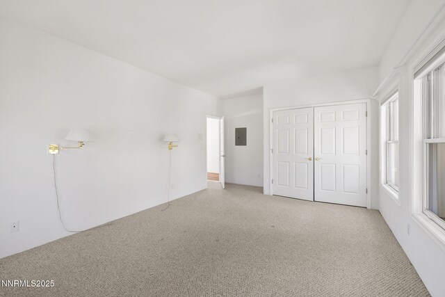 390 Sylvan Ct, Verdi, NV 89439 - unfurnished bedroom featuring electric panel, carpet floors, and a closet