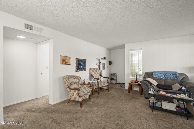 2627 Sunny Slope Dr, Sparks, NV 89434 - sitting room with carpet and a textured ceiling