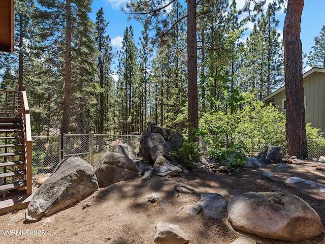 5 Ute Ct, Zephyr Cove, NV 89448 - view of yard featuring stairs