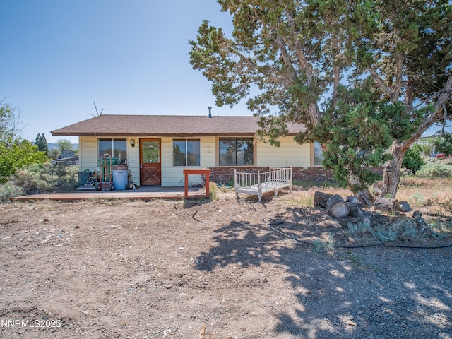 639 Mustang Ln, Gardnerville, NV 89410 - ranch-style house featuring a wooden deck