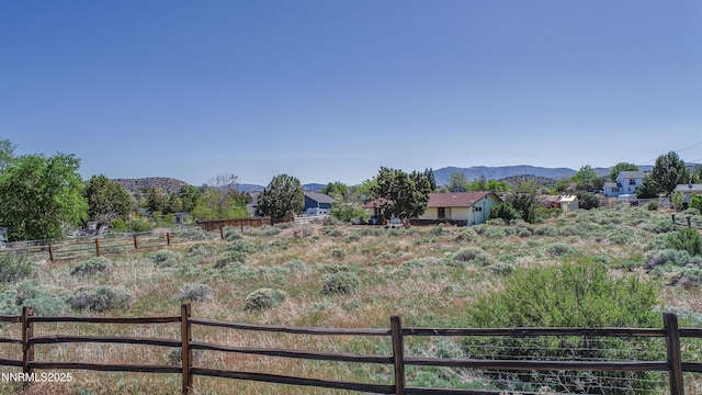 639 Mustang Ln, Gardnerville, NV 89410 - view of yard featuring a mountain view