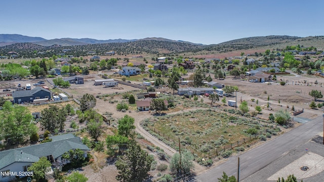 639 Mustang Ln, Gardnerville, NV 89410 - aerial view of residential area featuring a mountainous background