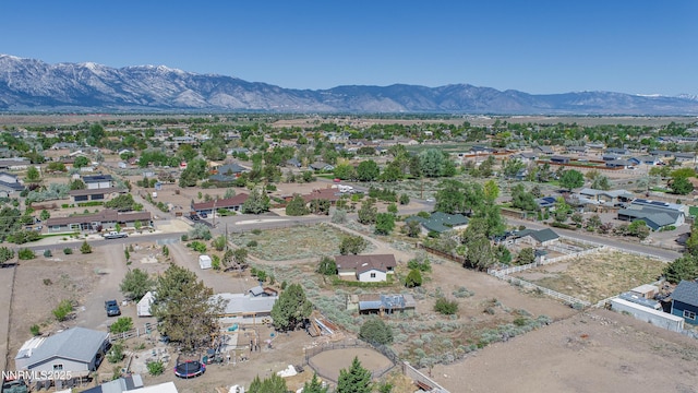 639 Mustang Ln, Gardnerville, NV 89410 - aerial perspective of suburban area with a mountainous background