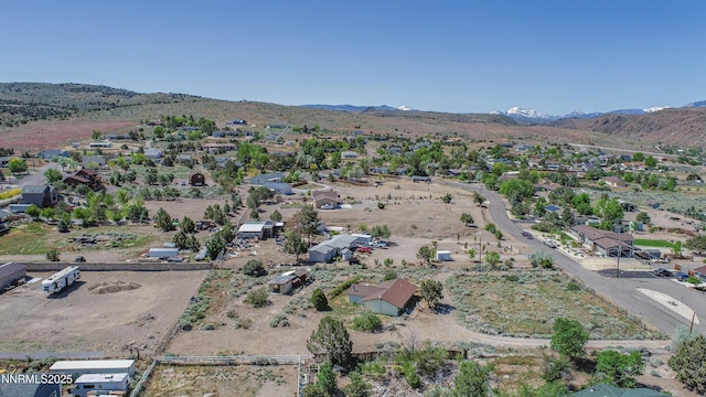 639 Mustang Ln, Gardnerville, NV 89410 - aerial perspective of suburban area with a mountainous background
