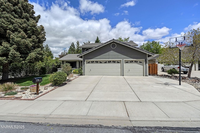 1626 Spring View Ct, Sparks, NV 89436 - view of front of property with a garage and concrete driveway