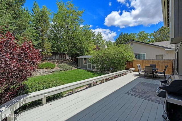1626 Spring View Ct, Sparks, NV 89436 - wooden terrace featuring outdoor dining space and area for grilling