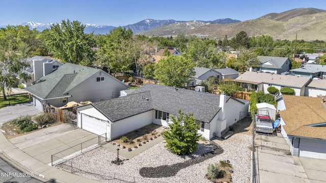 2480 Meadowbrook Ln, Carson City, NV 89701 - aerial view of residential area featuring a mountainous background