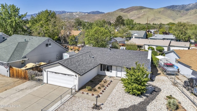 2480 Meadowbrook Ln, Carson City, NV 89701 - aerial perspective of suburban area with mountains