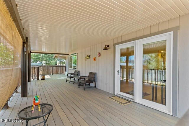 742 Long Valley Rd, Gardnerville, NV 89460 - view of wooden deck