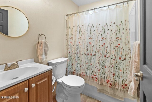 742 Long Valley Rd, Gardnerville, NV 89460 - bathroom with vanity and wood finished floors