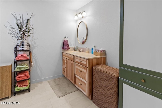 742 Long Valley Rd, Gardnerville, NV 89460 - bathroom featuring vanity and tile patterned floors