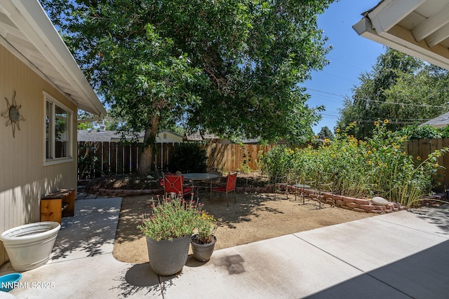 633 Crain St, Carson City, NV 89703 - fenced backyard featuring outdoor dining space and a patio